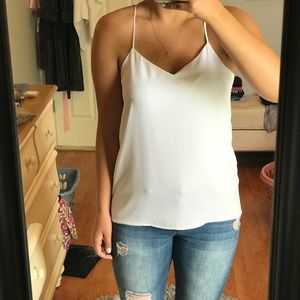 White Blouse Tank